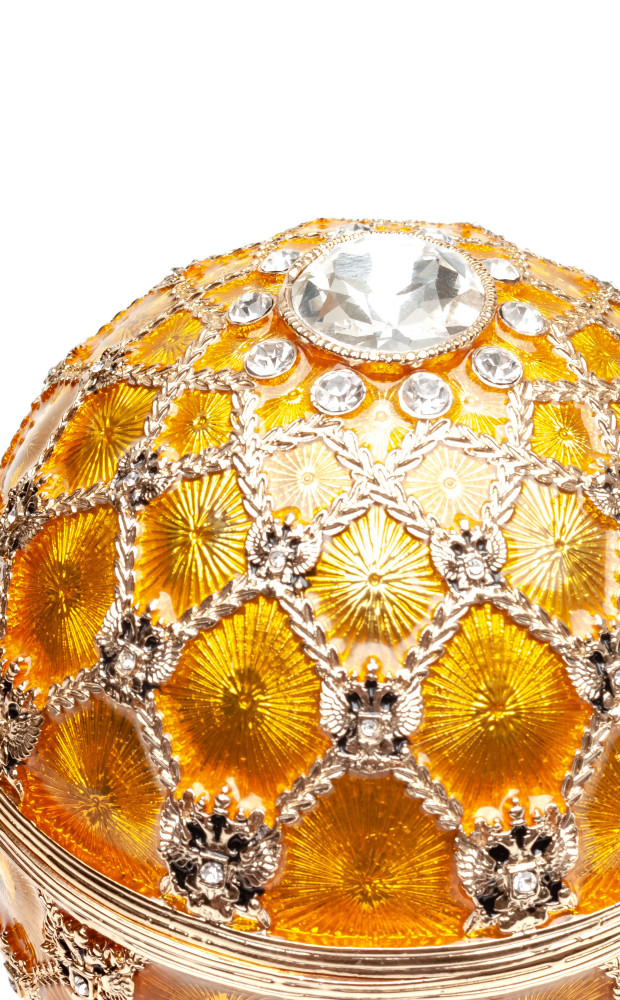 145 mm Imperial Coach and Gold Imperial Coronation Easter Egg