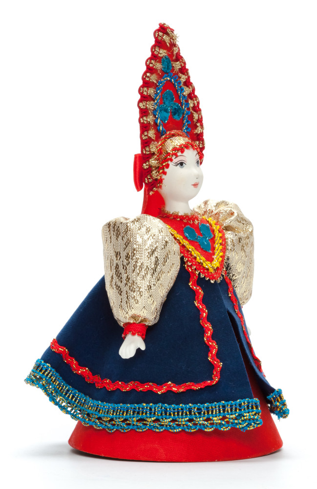 170 mm Merchant's Wife with a Kokoshnik Porcelain Doll (by Le Russe)