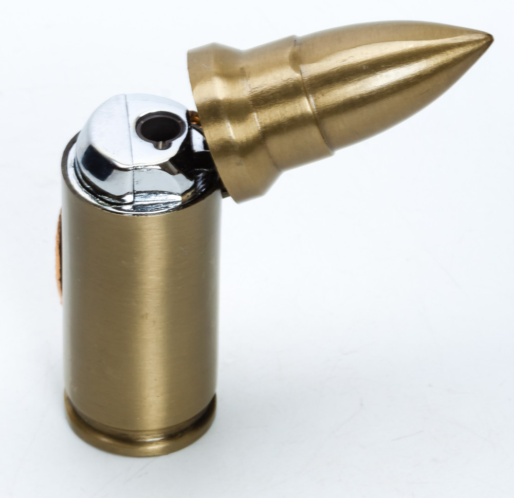 USSR Hunter Bullet Gas Metal Lighter (by Sergio Accendino)