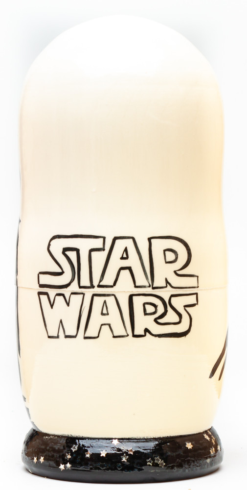 180mm Darth Vader Hand Painted Matryoshka Doll 5 pcs (by Konstantin Studio)