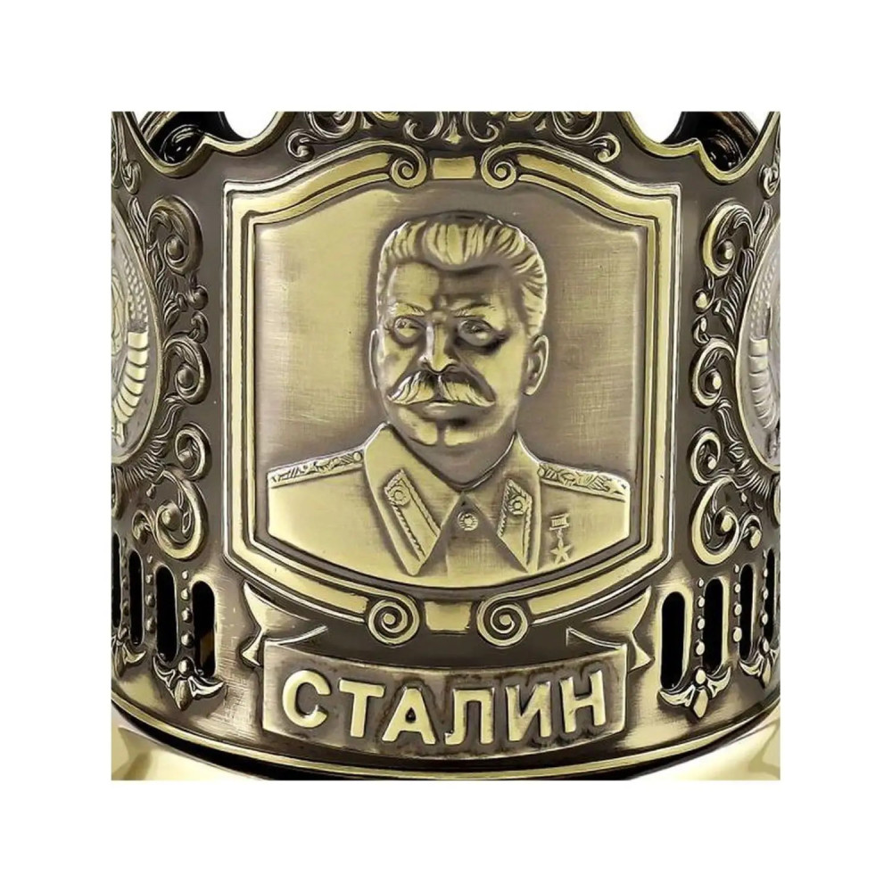 Stalin pure brass tea glass holder