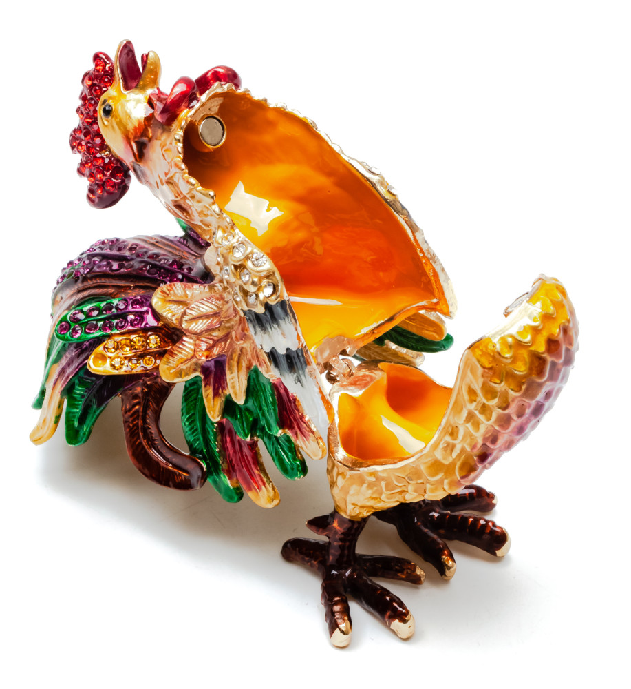 105 mm Cockerel Jewellery Box
