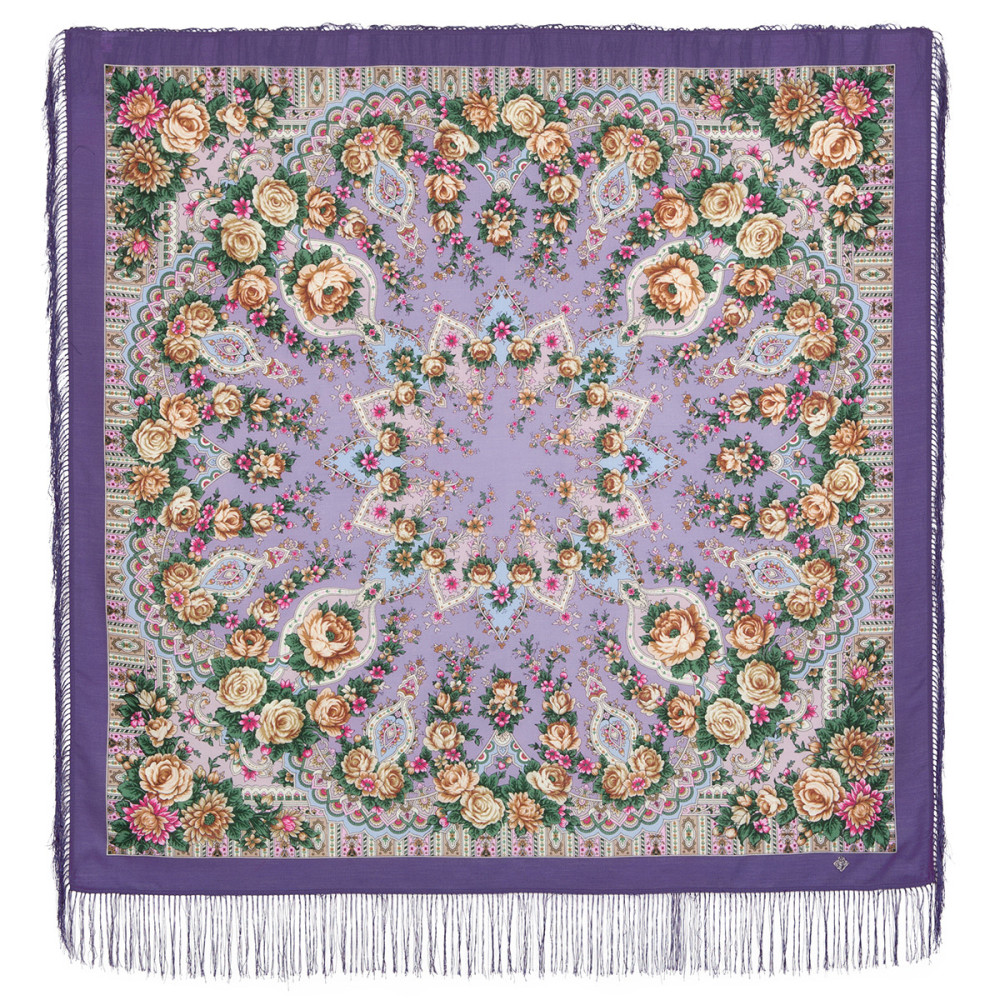 Shop Woolen Scarves with Silk Fringe 125x125 cm Платок «Кармелита» online at Skazka.site | Eligible for fast shipping and free returns. Платок «Кармелита»