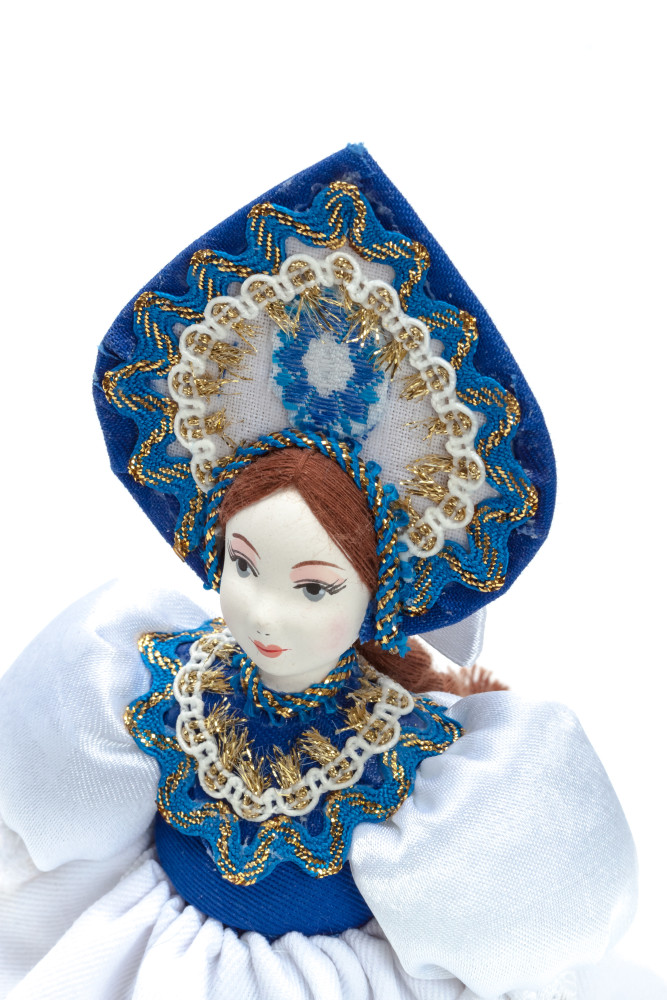 Snow Maiden Princess Porcelain Doll 