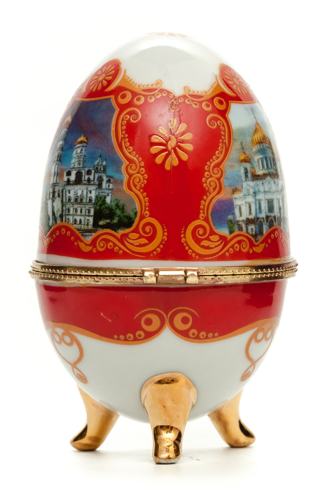 Easter Egg box with Moscow Picture