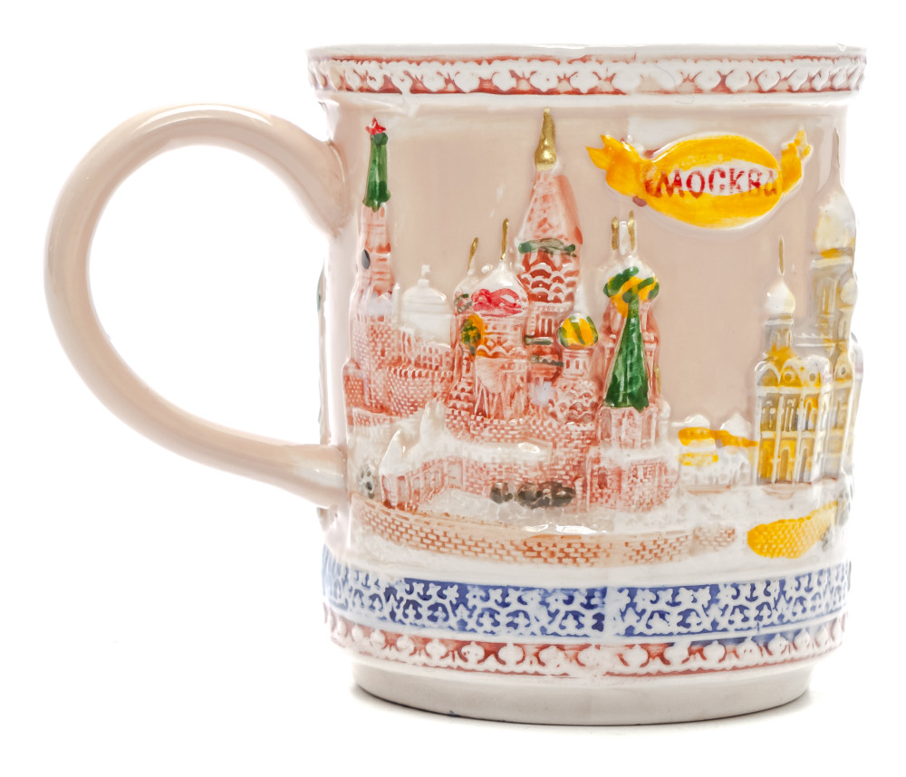 Moscow Attractions Ceramic Mug