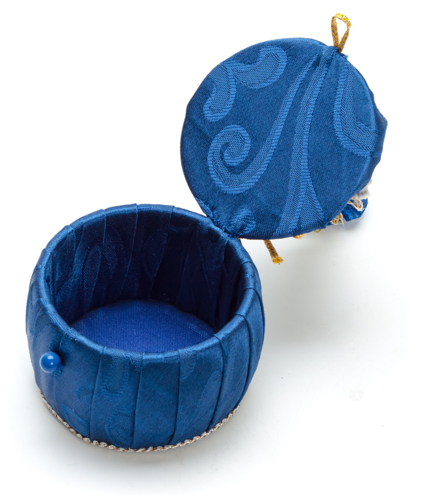 Girl in a Little Hat and Nice Dress Jewelry Box (hand-sewn Doll by Le Russe)