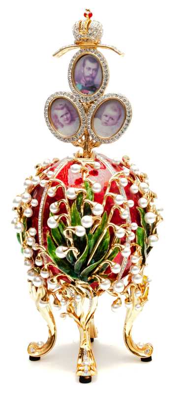 260 mm May-Lily Red Music Easter Egg