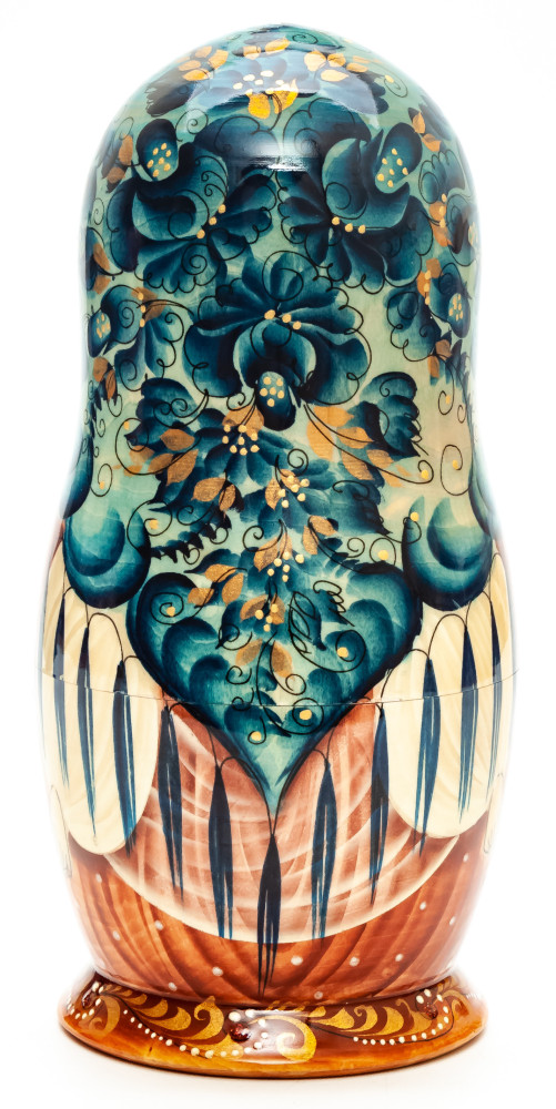 Shop Exclusive Nesting Dolls 180 mm The Tale of Tsar Saltan hand painted on Wooden Matryoshka doll 5 pcs (by Natalia Crafts) online at Skazka.site | Eligible for fast shipping and free returns. 180 mm The Tale of Tsar Saltan hand painted on Wooden Matryoshka doll 5 pcs (by Natalia Crafts)