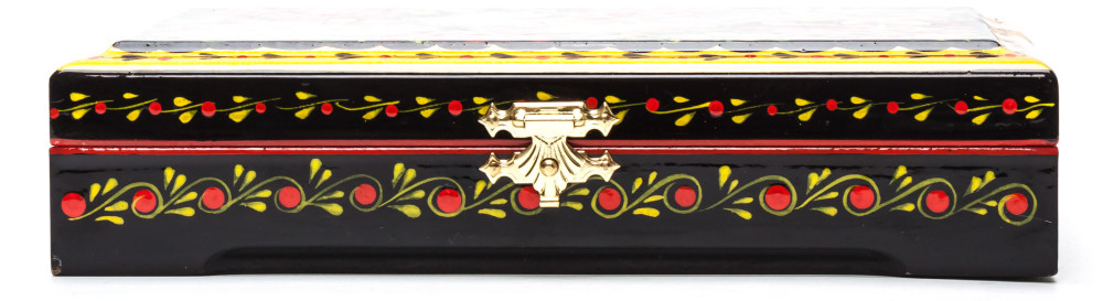 180x100 mm Khokhloma Painting Jewellery Wooden Box