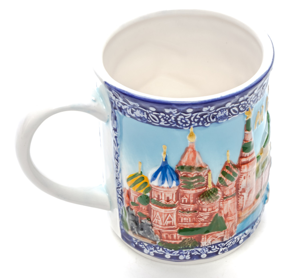 Moscow Attractions Ceramic Mug