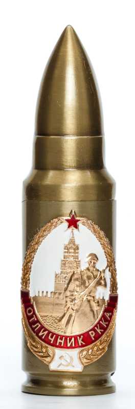 Excellent Serviceman of the RKKA Hunter Bullet Gas Metal Lighter (by Sergio Accendino)