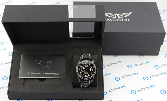 Швейцарские механические наручные часы Aviator V.3.18.5.162.4