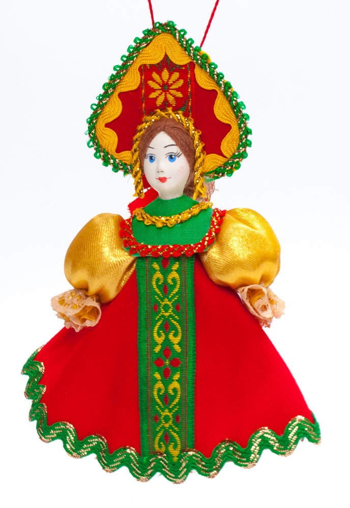 Shop Christmas Tree Ornaments Dolls Porcelain Doll in a Russian Dress and Kokoshnik - 5.5 Inches (by Le Russe) online at Skazka.site | Eligible for fast shipping and free returns. Porcelain Doll in a Russian Dress and Kokoshnik - 5.5 Inches (by Le Russe)
