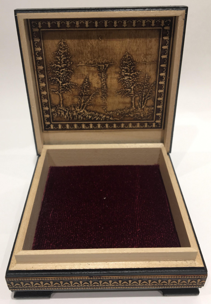Birch Bark Hand-made Jewellery Box