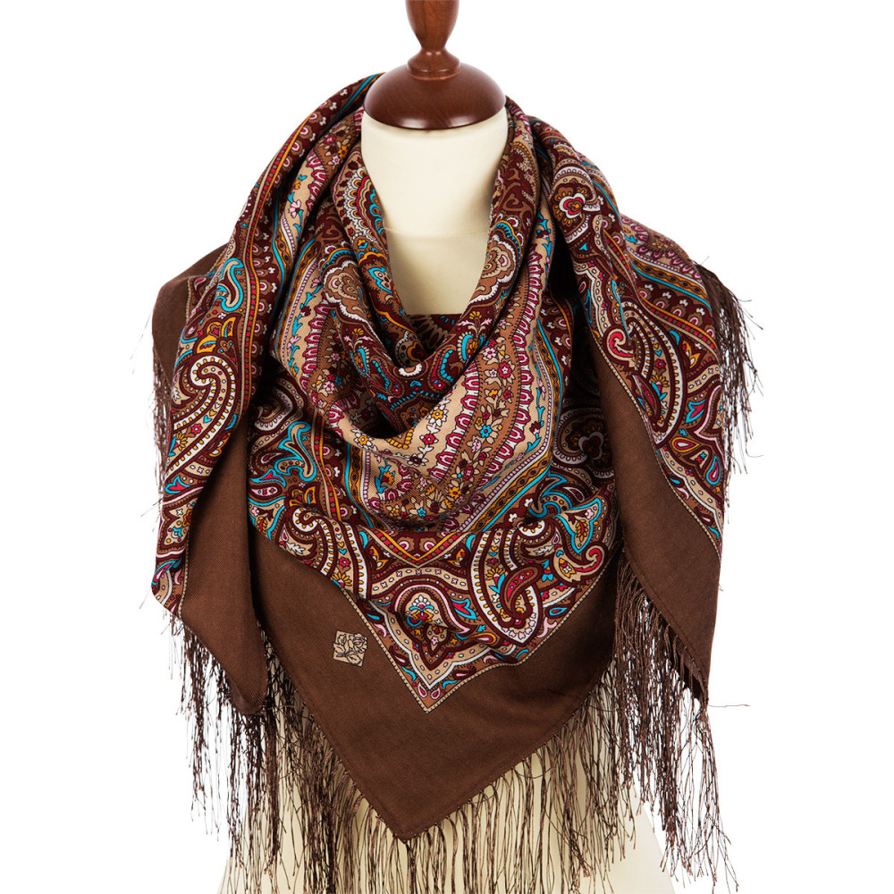 Shop Double-Thread Woolen Yarn Scarves 110х110 cm Платок «Северянка» online at Skazka.site | Eligible for fast shipping and free returns. Платок «Северянка»