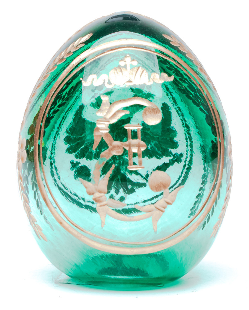 Engraved Crystal Imperial Easter Egg