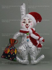 Кролик новогодний с мешком