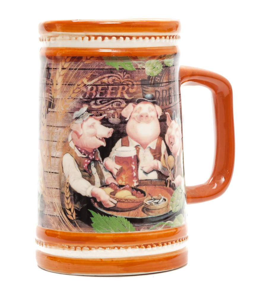 Drinking Pigs Beer Mug