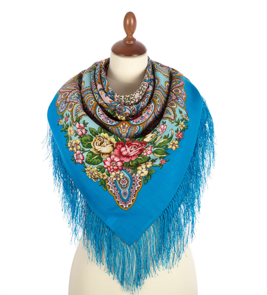 Shop Woolen Scarves with Silk Fringe 125x125 cm Платок «Прекрасное мгновенье» online at Skazka.site | Eligible for fast shipping and free returns. Платок «Прекрасное мгновенье»