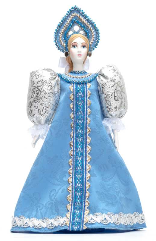 Snow Maiden Princess hand made Porcelain Doll - 11 Inches (by Le Russe)