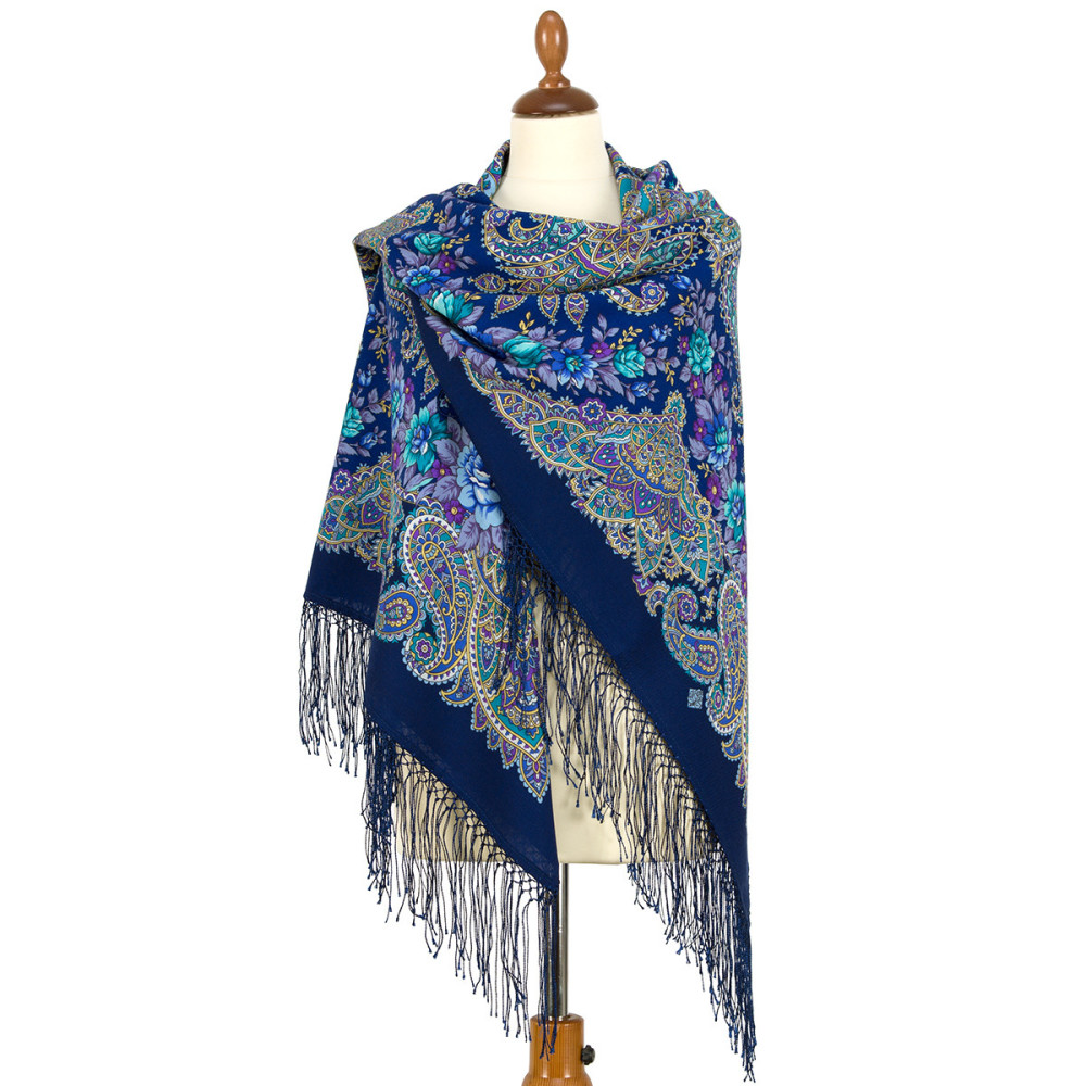 Shop Double-Thread Woolen Yarn Scarves with Knitted Silk Fringe 135x135 cm Платок «Ласковое солнце» online at Skazka.site | Eligible for fast shipping and free returns. Платок «Ласковое солнце»