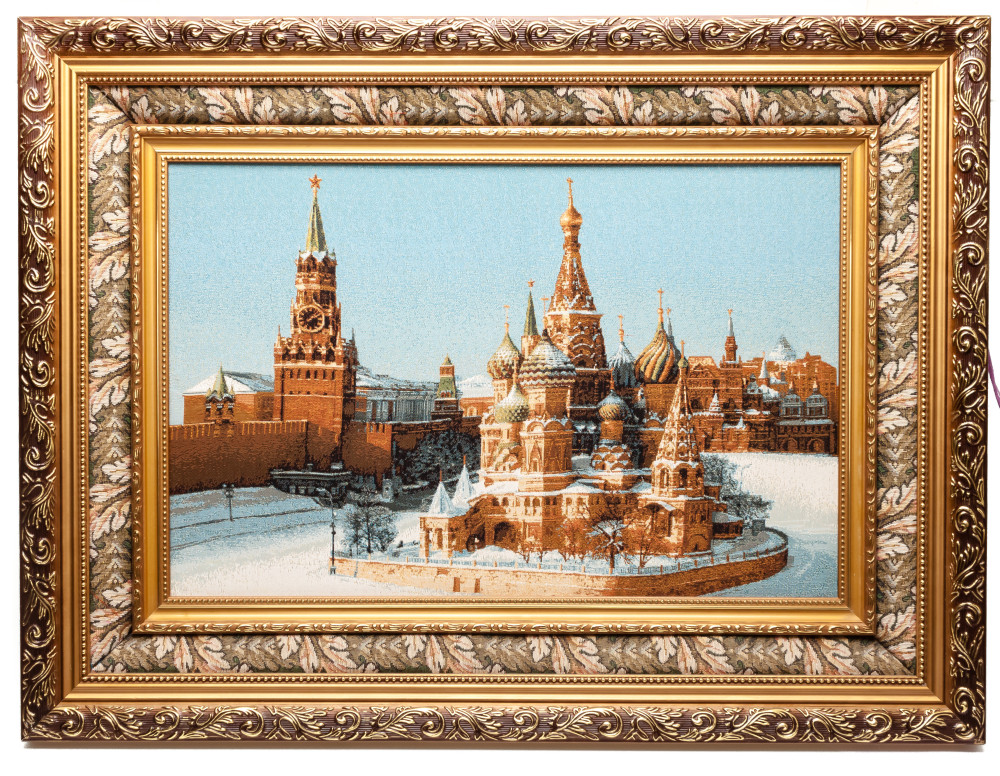 720x540 mm Red Square hand-embroidered on Canvas tapesty (by Skazka)