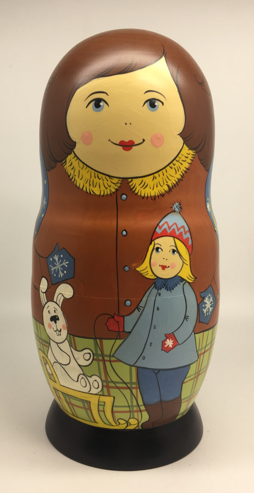 U 7pcs Artist Painting Malutinskaya Matrryoshka 